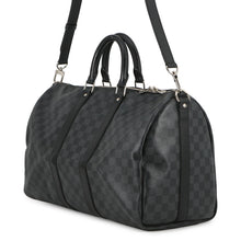 Load image into Gallery viewer, LOUIS VUITTON Keepall Bandouliere NoirN41418 Damier Graphite Size 45
