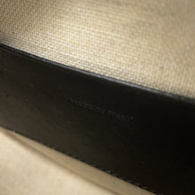 将图像加载到图库查看器中，CELINE Triomphe Round Purse Shoulder Bag Black/Ivory10G812CR1.38NO Canvas Leather
