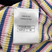 将图像加载到图库查看器中，CHANEL CHANEL logo short-sleeved knit Size 38 Pink/MulticolorP79242 70% Cotton, 30% Paper
