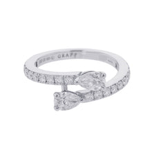 Load image into Gallery viewer, GRAFF Duet Wrap-Around Diamond Ring Size Approximately 8thRGR779 18K White Gold
