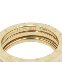 Load image into Gallery viewer, BVLGARI B.Zero1 2-band Ring Size 58/#17 18K Yellow Gold
