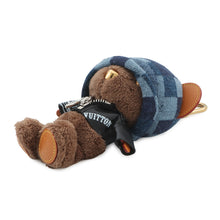 Load image into Gallery viewer, LOUIS VUITTON LV Louis Bear Bag Charm Noir/Blue/BrownM03206 Fake fur
