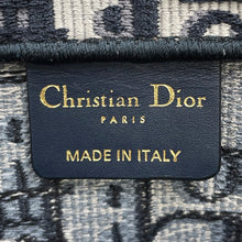 Load image into Gallery viewer, Dior Book tote EcruWhite/BlueM1286ZRIW_M828 Canvas Size Large
