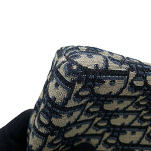 将图像加载到图库查看器中，Dior Oblique A4 Zip Pouch Clutch Bag Beige/Black2ESCA421YKY_H27E Canvas
