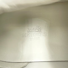 Load image into Gallery viewer, HERMES Impulse Sneakers White/Etoupe Leather Size 37
