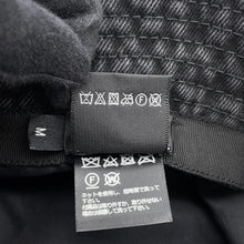 将图像加载到图库查看器中，CHANEL CC Logo Bucket Hat Size M BlackAAB065 Cotton100%

