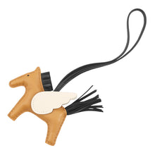 将图像加载到图库查看器中，HERMES Rodeo Pegasus Machete / Black / Nata Lambskin Size PM

