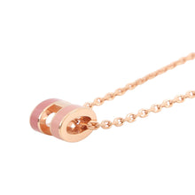 Load image into Gallery viewer, HERMES Pop Ash Necklace Rocabar Size Mini Beauty Lacquer Gold Plated
