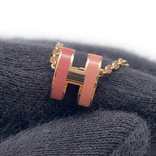 Load image into Gallery viewer, HERMES Pop Ash Necklace Rocabar Size Mini Beauty Lacquer Gold Plated
