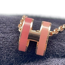 Load image into Gallery viewer, HERMES Pop Ash Necklace Rocabar Size Mini Beauty Lacquer Gold Plated
