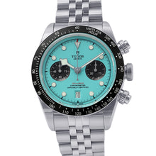 Load image into Gallery viewer, TUDOR Black Bay Chrono W41mm Stainless Steel Turquise Blue DialM79360N-0024
