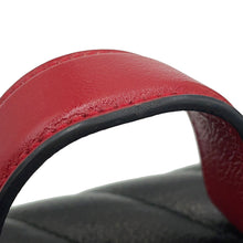 Load image into Gallery viewer, GUCCI GG Marmont Mini Top Handle Bag Black/Red583571 Leather
