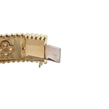 将图像加载到图库查看器中，Van Cleef &amp; Arpels Perle Clover Bracelet Extra Small Model Size XSVCARO56200 18K Yellow Gold
