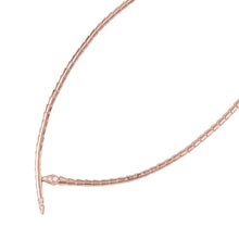 将图像加载到图库查看器中，BVLGARI Serpenti Viper Necklace Size L357864 18K Pink Gold
