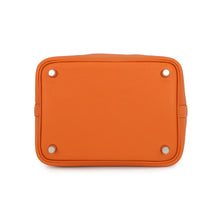 Load image into Gallery viewer, HERMES Picotin Lock Orange Taurillon Clemence Size PM
