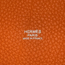 Load image into Gallery viewer, HERMES Picotin Lock Orange Taurillon Clemence Size PM
