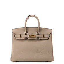 将图像加载到图库查看器中，HERMES Birkin Gris Tourterelle Togo Leather Size 25
