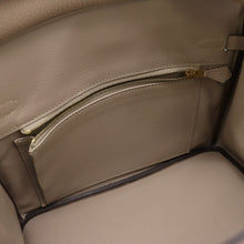 将图像加载到图库查看器中，HERMES Birkin Gris Tourterelle Togo Leather Size 25

