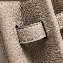 将图像加载到图库查看器中，HERMES Birkin Gris Tourterelle Togo Leather Size 25
