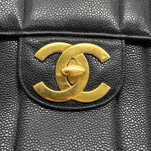 Load image into Gallery viewer, CHANEL Mademoiselle Chain Shoulder Bag Black Caviar Leather
