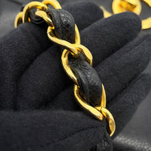 Load image into Gallery viewer, CHANEL Mademoiselle Chain Shoulder Bag Black Caviar Leather
