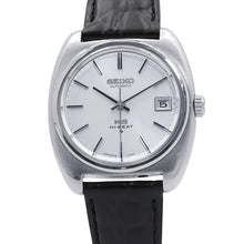 Load image into Gallery viewer, SEIKO King Seiko Hi-Beat W36mm Stainless Steel Leather Silver Dial5625-7070
