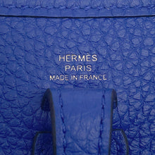Load image into Gallery viewer, HERMES Evelyne Long Blue royal Taurillon Clemence Size TPM
