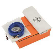 Load image into Gallery viewer, HERMES Evelyne Long Blue royal Taurillon Clemence Size TPM
