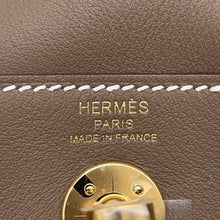 将图像加载到图库查看器中，HERMES Lindy Etoupe Swift Leather Size Mini
