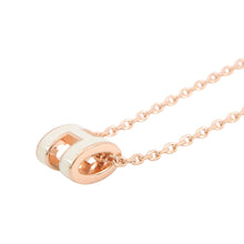 Load image into Gallery viewer, HERMES Pop Ash Necklace Size Mini White Gold Plated Lacquer
