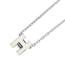 Load image into Gallery viewer, HERMES Pop Ash Necklace Size Mini White Gold Plated Lacquer

