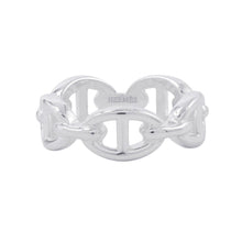 将图像加载到图库查看器中，HERMES Chaine d'Ancre Anchene Ring Size PM/53/#13 SV925

