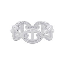 将图像加载到图库查看器中，HERMES Chaine d'Ancre Anchene Ring Size PM/49/#9 SV925
