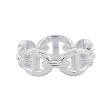 将图像加载到图库查看器中，HERMES Chaine d'Ancre Anchene Ring Size PM/49/#9 SV925
