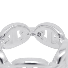 将图像加载到图库查看器中，HERMES Chaine d'Ancre Anchene Ring Size PM/49/#9 SV925
