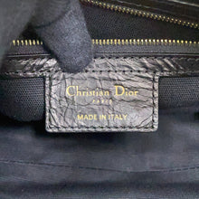 Load image into Gallery viewer, Dior D-Journey Flat Macro Cannage Shoulder Bag BlackM2416UNUO_M900 Calf Leather Size Small
