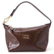 Load image into Gallery viewer, MIUMIU Naprack Handbag Brown5NE841 Patent Leather
