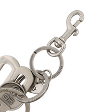 Load image into Gallery viewer, BALENCIAGA KITBag Charm/Key Ring Silver/White/Black793442 Metal Rubber
