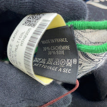 将图像加载到图库查看器中，HERMES Triangle Jean Abumi Remix Etriers Remix 2022 AW Vert/Black/Multicolor Cashmere70% Silk30%
