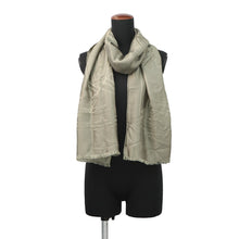 将图像加载到图库查看器中，HERMES Quadrige Shawl Khaki Silk100%
