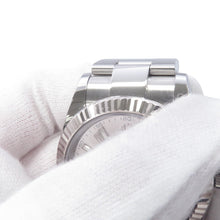 将图像加载到图库查看器中，ROLEX Datejust 41 W41mm Stainless Steel K18WG Silver Dial126334

