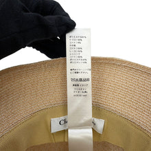 Load image into Gallery viewer, Dior Resort Logo Bucket Hat Size 59 Beige22DRT923G157 Polyester61% Nylon30% Cotton9%
