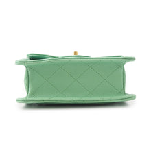将图像加载到图库查看器中，CHANEL Matelasse ChainShoulder Bag GreenAS2356 Caviar Leather
