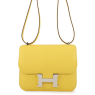 HERMES Constance3 Miroir Jaune de Naples Chevre Myzore Goatskin Size Mini