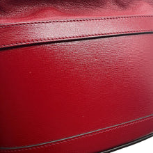 将图像加载到图库查看器中，GUCCI Horsebit1955 Drawstring Bag Shoulder Bag Red602118 000926 Leather
