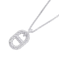 HERMES Chaine d'Ancre Area II Pendant Size GM SV925