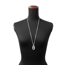 将图像加载到图库查看器中，HERMES Chaine d'Ancre Area II Pendant Size GM SV925
