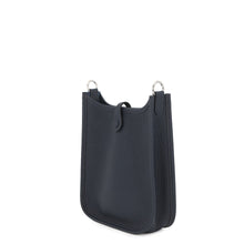 将图像加载到图库查看器中，HERMES Evelyne Amazon Long Maxi Quadrille Blue Nuit Taurillon Clemence Size TPM
