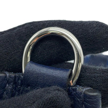 将图像加载到图库查看器中，HERMES Evelyne Amazon Long Maxi Quadrille Blue Nuit Taurillon Clemence Size TPM
