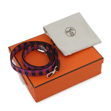 将图像加载到图库查看器中，HERMES Evelyne Amazon Long Maxi Quadrille Blue Nuit Taurillon Clemence Size TPM

